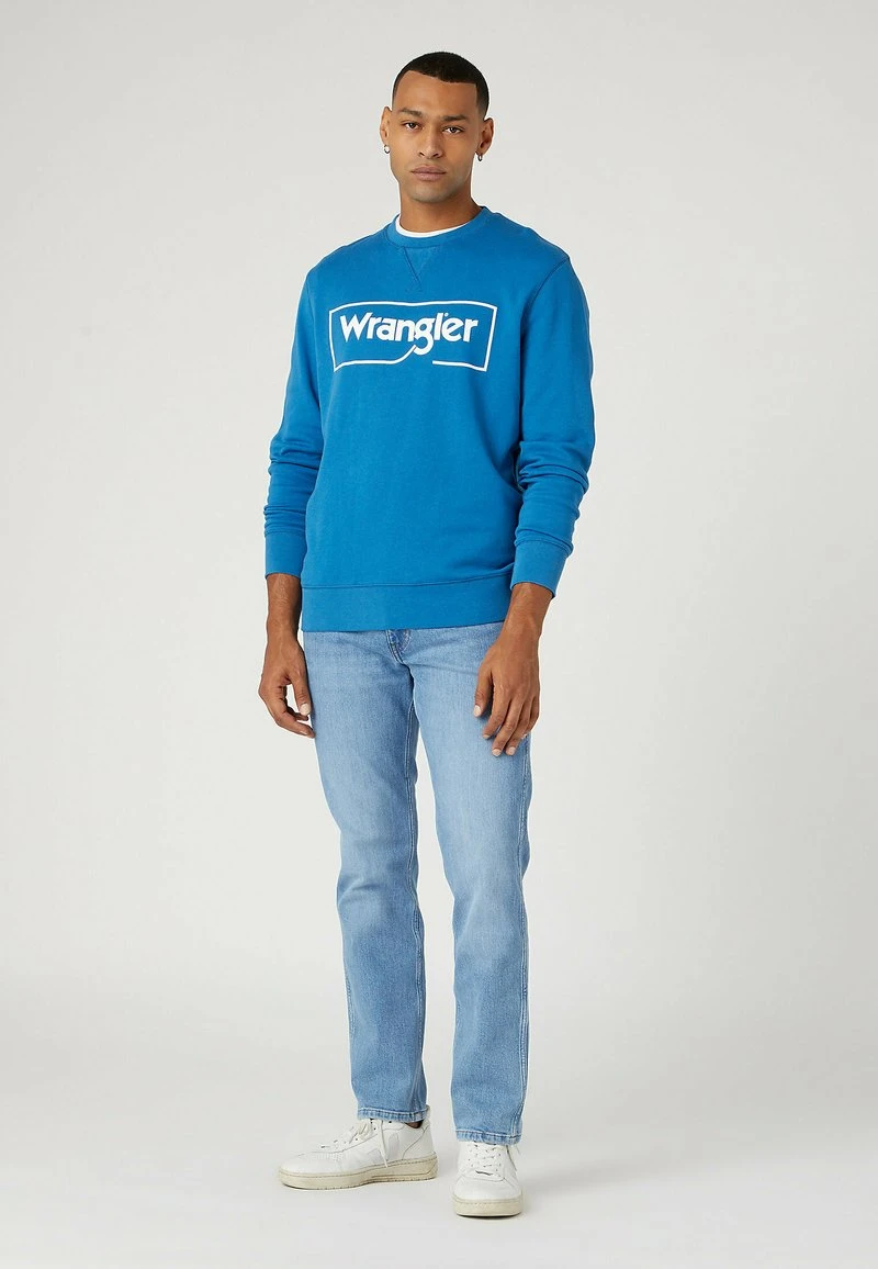 Wrangler FRAME CREW - Sweatshirt - Deep Water 2 Wrangler FRAME CREW - Sweatshirt - Deep Water – Bild 2