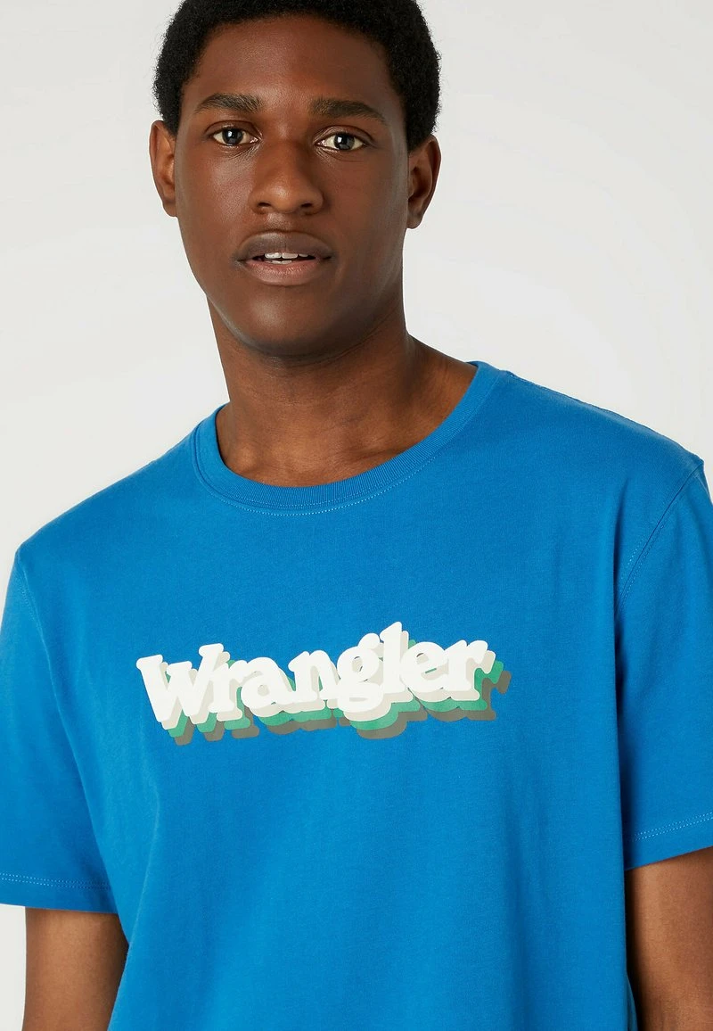 Wrangler GRAPHIC TEE - T-Shirt Print - Deep Water 4 Wrangler GRAPHIC TEE - T-Shirt Print - Deep Water – Bild 4