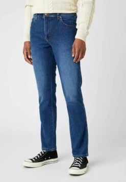 Wrangler Jeans Straight Leg - Blau Denim 10 Wrangler Jeans Straight Leg - Blau Denim -Deutschland Wrangler Verkaufs-Shop cdce2ec843b54b5ebb265578900070af 1