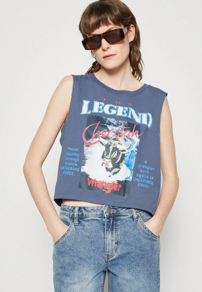 Wrangler SLEEVELESS - Top - Vintage Indigo 4 Wrangler SLEEVELESS - Top - Vintage Indigo – Bild 4