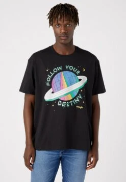 Wrangler T-Shirt Print - Black