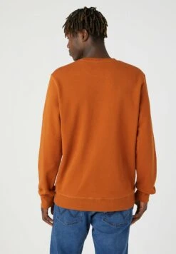 Wrangler SIGN OFF - Sweatshirt - Nutmeg Brown -Deutschland Wrangler Verkaufs-Shop db1be34a2c154eda8b6f4eddb863aca8