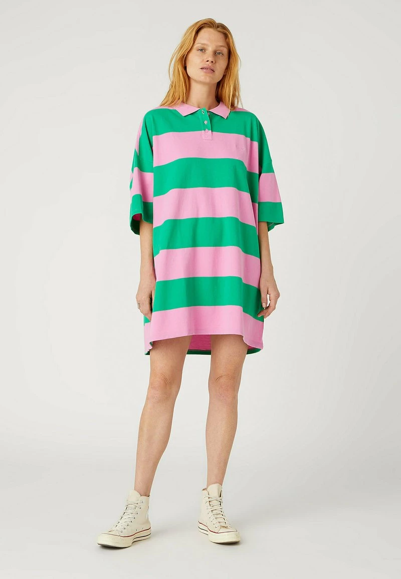 Wrangler POLO - Freizeitkleid - Bright Green 2 Wrangler POLO - Freizeitkleid - Bright Green – Bild 2