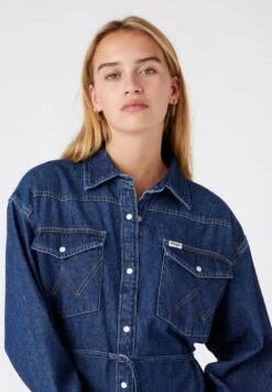 Wrangler Jeanskleid - Dark Indigo 9 Wrangler Jeanskleid - Dark Indigo -Deutschland Wrangler Verkaufs-Shop dbbd8ad1c4c24cd280d7cecd8a394a34
