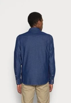 Wrangler Hemd - Dark Blue -Deutschland Wrangler Verkaufs-Shop e213d56c04dc4eb986f08ef54b397509