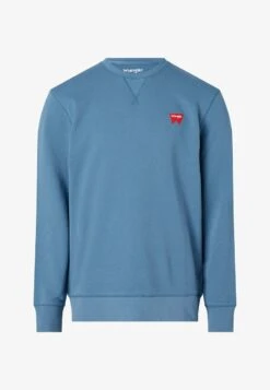 Wrangler SIGN OFF - Sweatshirt - Captains Blue -Deutschland Wrangler Verkaufs-Shop e99f91257cc54d22b1ec830326b99611
