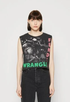 Wrangler SLEEVELESS - Top - Faded Black
