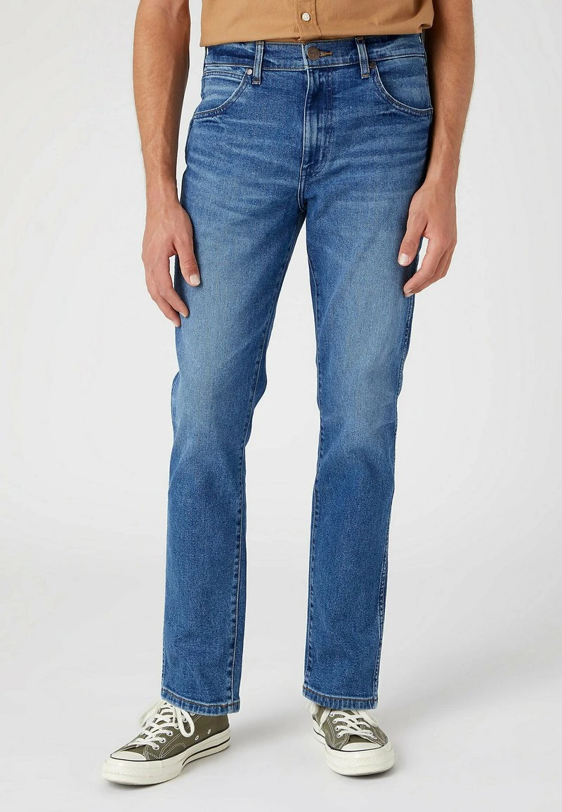 Wrangler LARSTON - Jeans Straight Leg - Smoke Sea 1 Wrangler LARSTON - Jeans Straight Leg - Smoke Sea