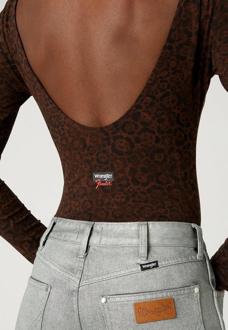 Wrangler LEOTARD - Langarmshirt - Jaguar Print 4 Wrangler LEOTARD - Langarmshirt - Jaguar Print – Bild 4